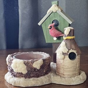 Cardinal tealight holder